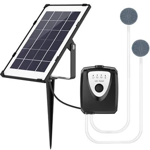 Solar Water Air Pump Fish Tank Oxygenator,Outdoor Pool Pond Air Oxygen Pump A... - Picture 1 of 8