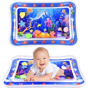 Tummy Time Water Mat Inflatable Baby Water Play mat for 3 6 9 Months Newborn.... - Picture 1 of 6