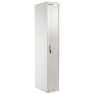 Spind Boston T163, 180x30x50cm nach ASR, grau, Kleiderspind Umkleideschrank - Bild 1 von 6