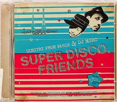 Dimitri From Paris & DJ Muro- Super Disco Friends DJ Mix 2-CD Gino Soccio/War ++ - Image 1 of 3