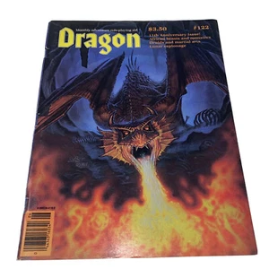 vintage 1987 Dragon Dungeons And Dragons #122 - Picture 1 of 9