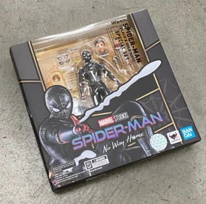 BAS63007: S.H.Figuarts Spider-Man No Way Home Black & Gold Suit w/ 1st run Bonus - Picture 1 of 12