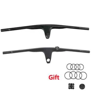 Carbon Fiber Integrated MTB Bike Handlebar Riser 12 Degree Use XC Cross Country - Picture 1 of 33