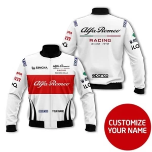 Vintage Alfa Romeo Sparco Racing Jacket Team Racing Jacket - Picture 1 of 2