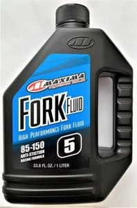 Maxima 5W HIG PERFORMANCE Racing Fork Fluid 599015 1 Liter ANTI -STICTON - Foto 1 di 3