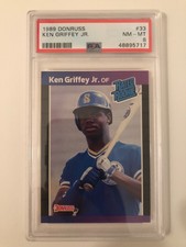 1989 Donruss Ken Griffey Jr. - #33 - PSA 8 - NM MT - HOF