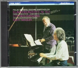 Cyprien KATSARIS MENDELSSOHN Piano Concerto 1 2 KURT MASUR CD Capriccio brillant - Bild 1 von 1