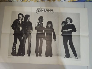 Santana Abraxas LP Record 1970 Columbia KC 30130 with POSTER Tested - Picture 1 of 24