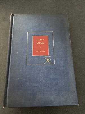 Moby Dick By Melville, Modern Library 1950 HC Foto 1 de 4