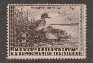 *KAPPYSSTAMPS KS2839 USA BOB FEDERAL DUCK SC# RW6 MINT HINGED RETAIL $130 - Picture 1 of 1
