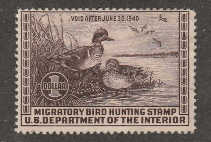 *KAPPYSSTAMPS KS2839 USA BOB FEDERAL DUCK SC# RW6 MINT HINGED RETAIL $130 - Image 1 of 1