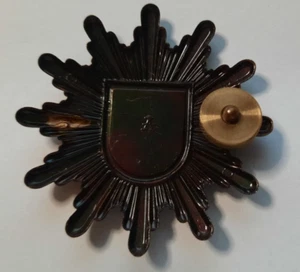 MÜTZENSTERN Polizei BRANDENBURG Abzeichen '90er SCHRAUBEN Stern MützenAbzeichen - Bild 1 von 6
