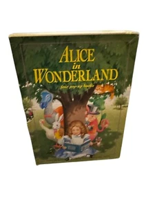Alice in Wonderland: Four pop-up books Pop Up Series Rare Set - Picture 1 of 5