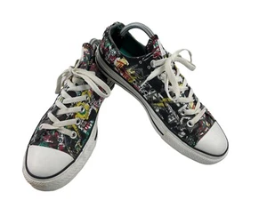 Zapatillas Converse Ctas Chuck Taylor OX Mujer 10M Zapatos Multicolor Lona Grafitti - Imagen 1 de 12