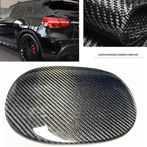 For Mercedes Benz GLA250 GLA45 2014-2018 Carbon Fiber Fuel Tank Gas Oil Cover - Picture 1 of 6