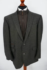 Trumm Carl Gross Sakko Gr.56 Schurwolle Mix Grau Black Label Top Zustand - Bild 1 von 9