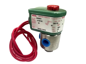 ASCO Serie 8320 C832061 3/2 1/4" Edelstahl Magnetventil 120/60 AC - Bild 1 von 3