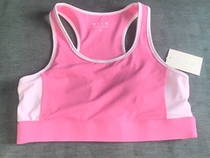 Wilo Sports Bra N/W Optional Padded Med. Support L UK 14-16 Pink Mix BNWT - Picture 1 of 2