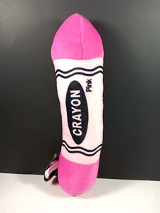 Pink Crayola Crayon Stuffed Animal Plush Soft 11" Kids Toy Cute Vintage Color - Picture 1 of 3