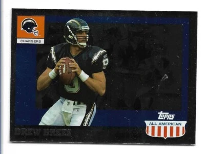 2003 Topps All American Football Foil #84 Drew Brees  San Diego Chargers - Image 1 of 2