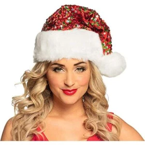 Boland Brillante Lentejuela Santa Sombrero Adulto Unisex Elegante Vestido Disfraz Accesorio - Imagen 1 de 2