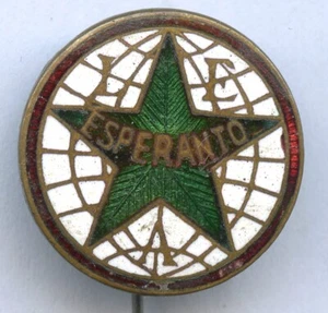 LABORISTAJ ESPERANTO ORGANIZOJ  LEA MITGLIEDSABZEICHEN UM 1930 - Bild 1 von 2