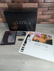 Scarface Anniversary Collector's Box Set Lobby Cards Belt Buckle Money Clip DVD - Imagen 1 de 24