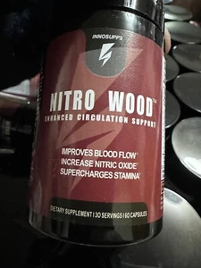 InnoSupps Nitro Wood Enhanced Circulation Support 60 Capsules || USA - Picture 1 of 4