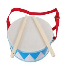 Kids Drum Wood Toy Drum Set with Carry Strap Stick for Kids Toddlers Gift6097