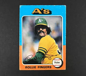 1975 Topps Rollie Fingers Oakland A's #21 Pitcher Baseball Card Fair Condition - Picture 1 of 6