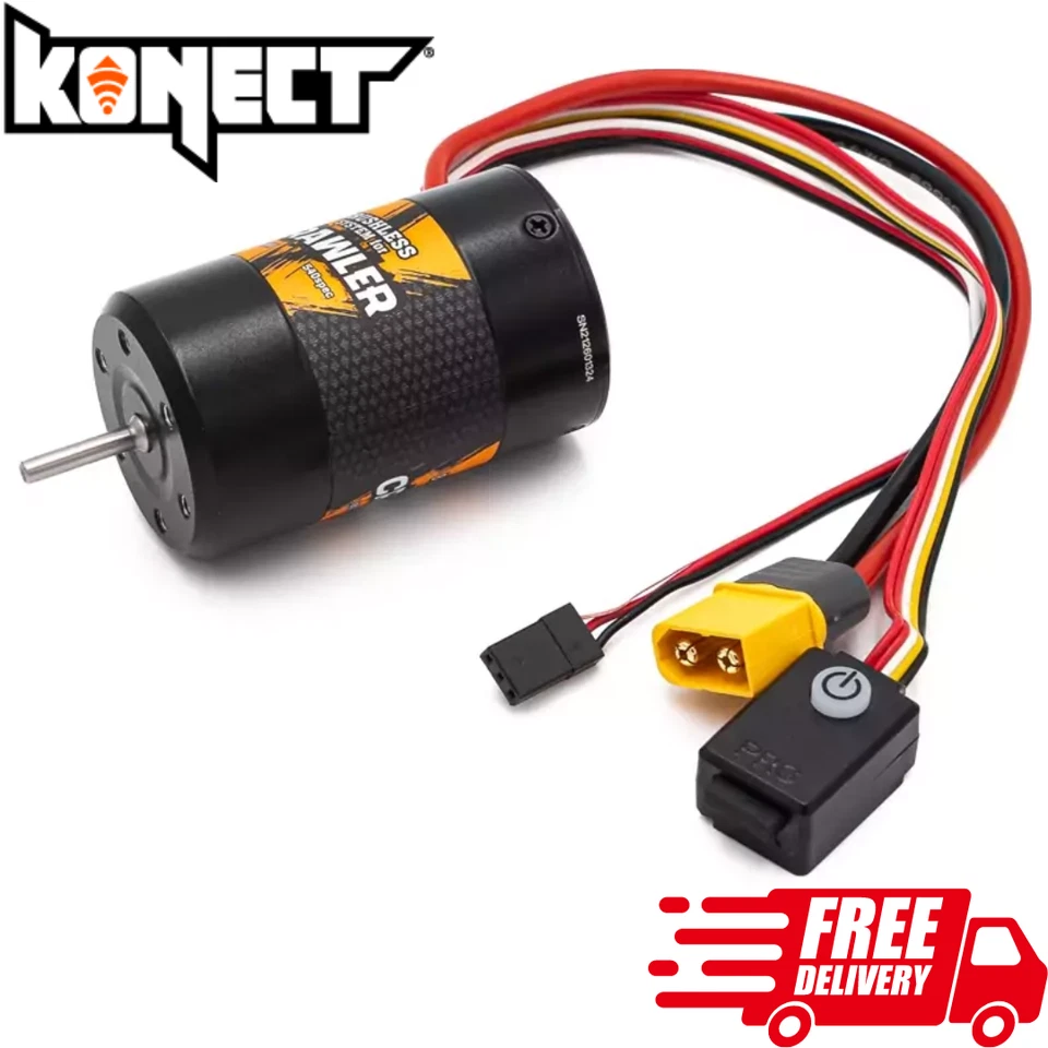 Konect Fusion Brushless Crawler System 1200kv Motor ESC RC Truck 1/10 TRX4 Gen8 - Image 1 of 4