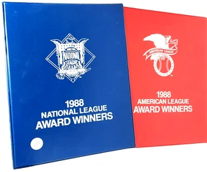 Vincitori premio Nat'l & America League 1988 in libri con foto a colori 8 x 10 - Foto 1 di 17