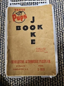 Parts Pups Joke Book - Charleston SC - Picture 1 of 5