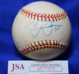 Frank Thomas JSA COA Autographed American League Signed Baseball - Picture 1 of 2
