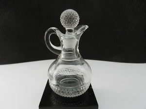Duncan Miller Teardrop Small Cruet Clear 4 5/8" T with Original Stopper c1938-55 - Picture 1 of 3
