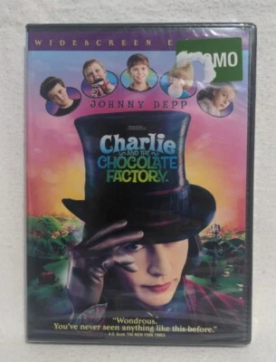 NEW & SEALED! Charlie and the Chocolate Factory (DVD, 2005) - Image 1 of 2