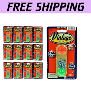12-Pack Retro Jacks Game Set with 2 Colorful Bouncy Balls - Ideal Party Favors - Picture 1 of 9