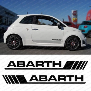 Pair of Abarth Side Decals / Stickers. | Fiat Abarth 595 Vinyl Modification - Picture 1 of 5