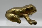 Vintage Brass Frog / Toad Hinged Trinket Box / Ashtray