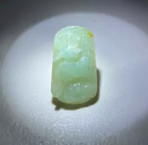 JADEITE PANDENT "GOAT"  翡翠掛飾/羊 - Picture 1 of 6