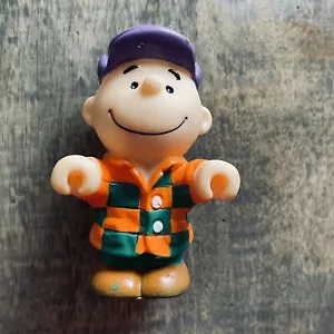 Figura de juguete Peanuts Collectible Charlie Brown 2,5" United Feature 1966 - Imagen 1 de 2