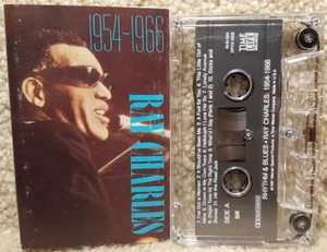 Vintage 1991 Cassette Tape Ray Charles Rhythm & Blues 1954-1966 Time Life Music - Picture 1 of 9