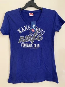 AFL North Melbourne Kangaroos Womens Tshirt Size 12 - Football Jersey - Picture 1 of 4