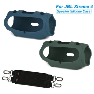 Silikon Anti-Knock Hülle für Lautsprecher + Tragegurt für JBL Xtreme 4 schwarz - Bild 1 von 24