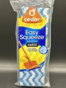 O Cedar Easy Squeeze Sponge Mop Refill Microfiber Wave Sponge - Picture 1 of 2