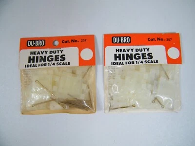 (2) ПЕТЛИ ДЛЯ ТЯЖЕЛЫХ УСЛОВИЙ ЭКСПЛУАТАЦИИ PK DU-BRO 257 ИДЕАЛЬНО ПОДХОДЯТ ДЛЯ МАСШТАБА 1/4 - Изображение 1 из 4