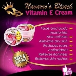 NB Vitamin E mit Hagebuttenöl Anti Cellulite Creme hellt dunkle Flecken Fersen Narben auf - Bild 1 von 11