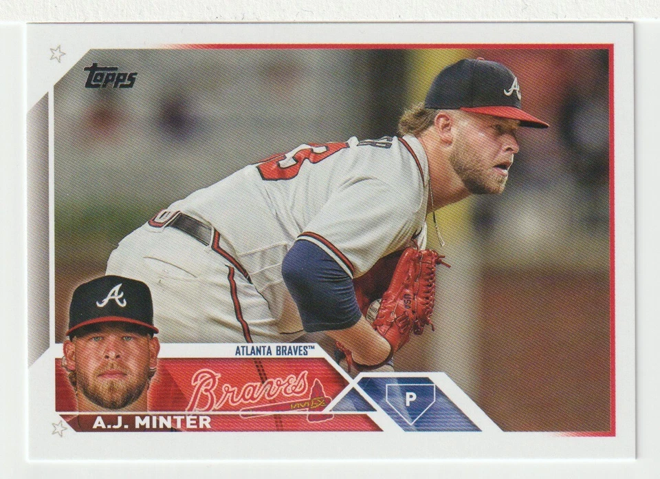 A.J. Minter - Atlanta Braves (Baseball Card) 2023 Topps # 159 Mint - Image 1 of 1