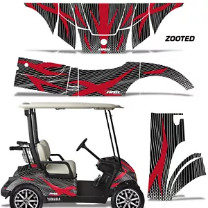 Cart Graphics Kit Decal Sticker For Yamaha Golf Cart 2007-2016 Zooted R K - Picture 1 of 2