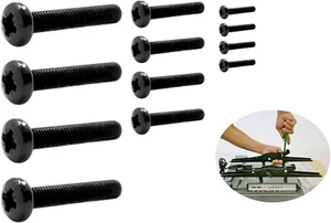 Black VESA TV Wall Mount Bracket Phillips Screws Bolts for Samsung Philips Sony - Picture 1 of 4